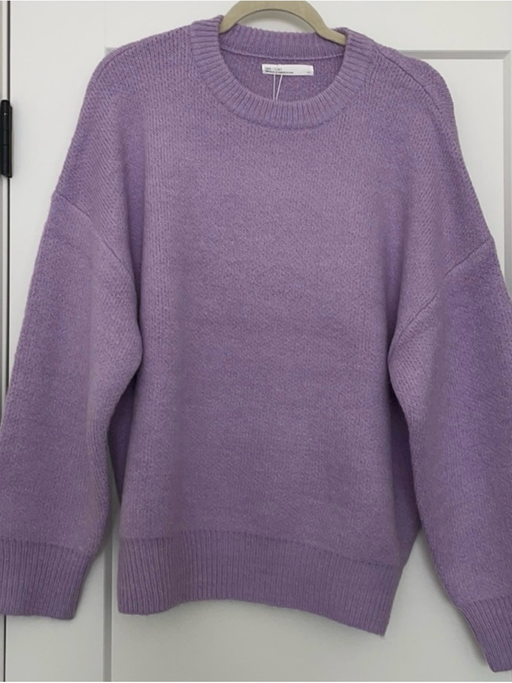 OAK + FORT Pastel Lavender Crewneck oversized Sweater